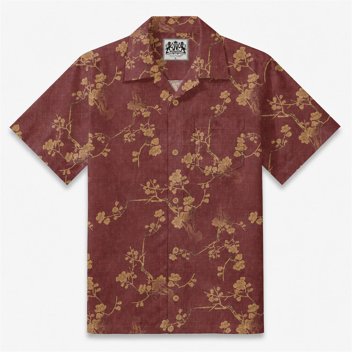 Vintage Edo Sakura Camp Shirt