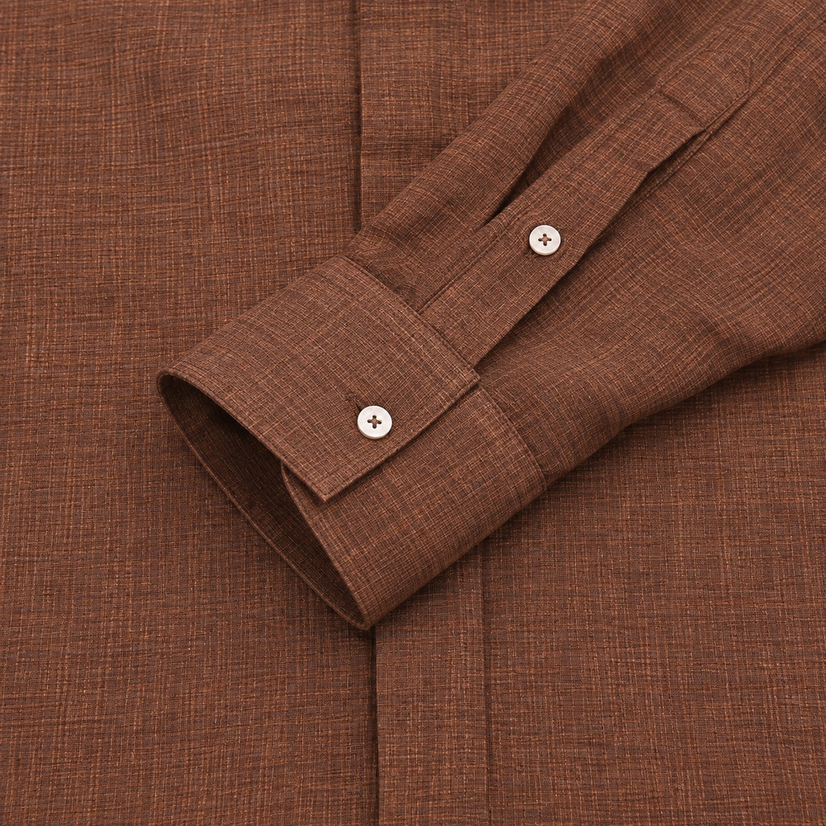 Men's collar button-down shirt with hidden front opening, cotton-like texture long-sleeved shirt, loose and casual men's clothing wholesale
