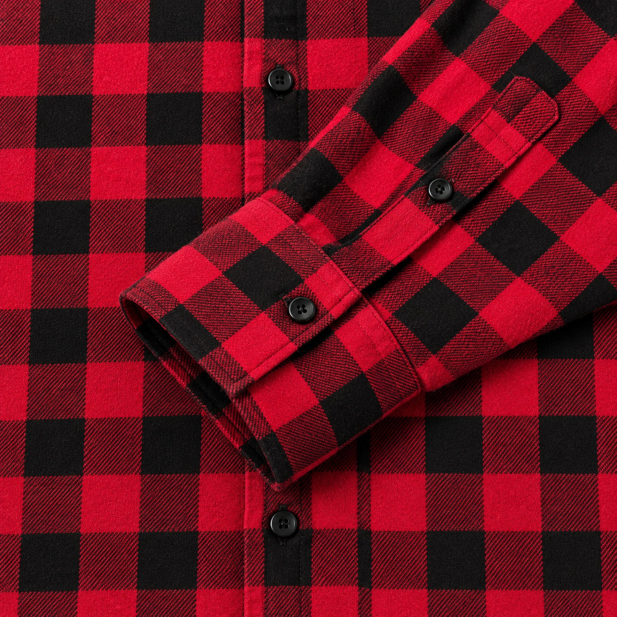 Men's Shirt - Plaid Long-Sleeved Shirt - Classic Ruffled Check Patterned Casual Cotton Men's Clothing Casual Export Shirt
