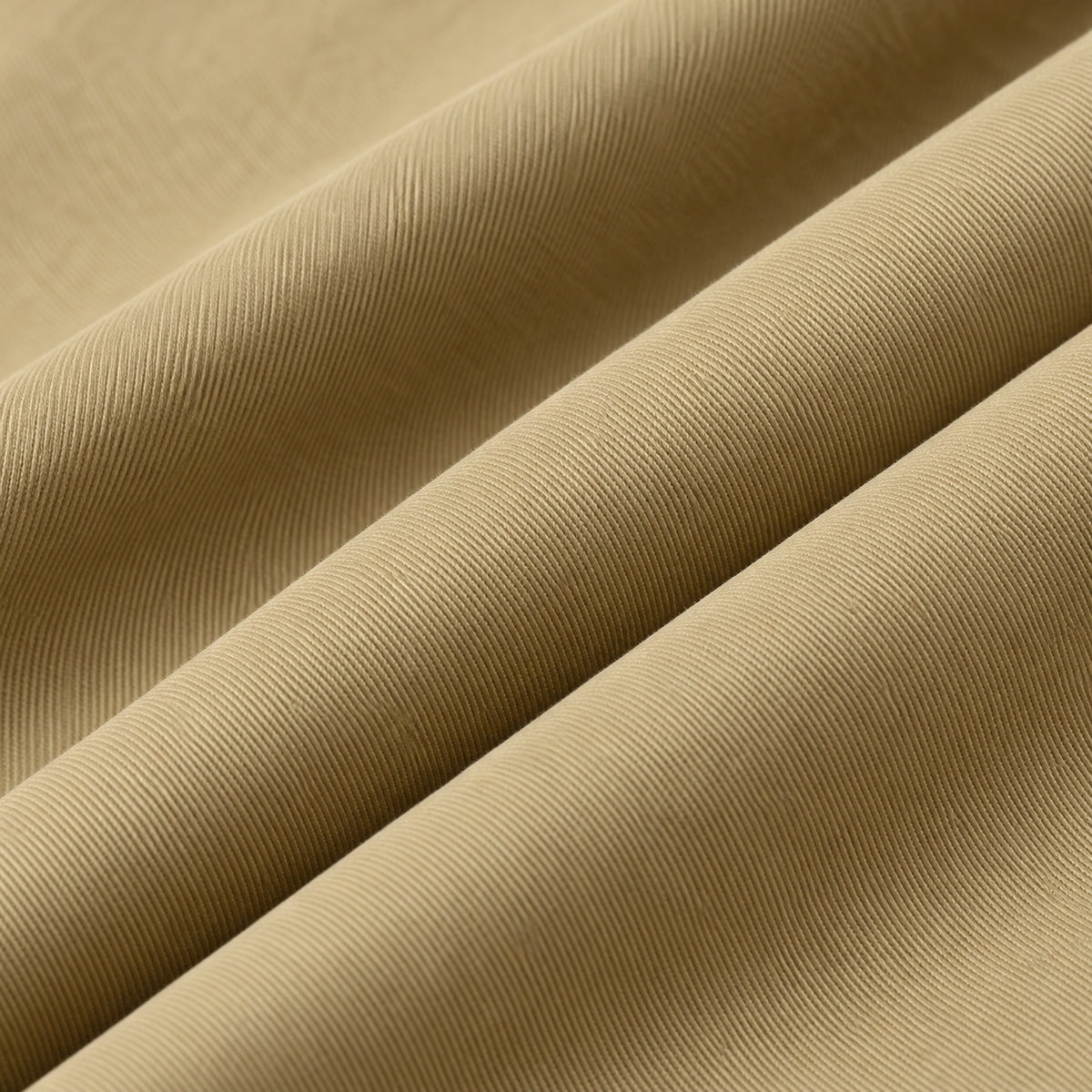 Men's Khaki Cotton Long-Sleeved Jacket