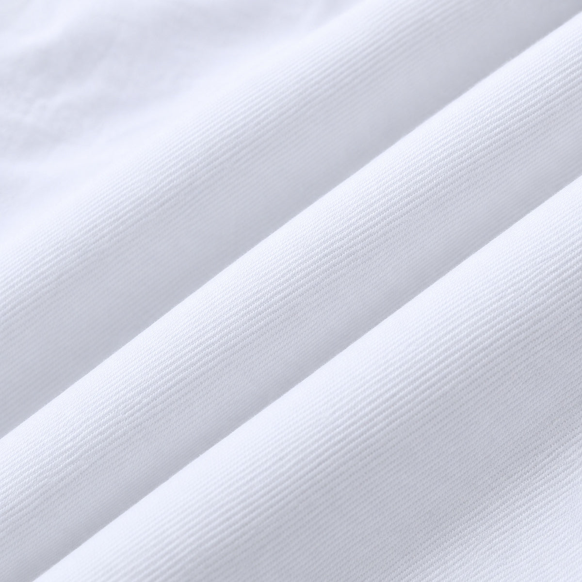 Men's White Cotton Long-Sleeved Jacket