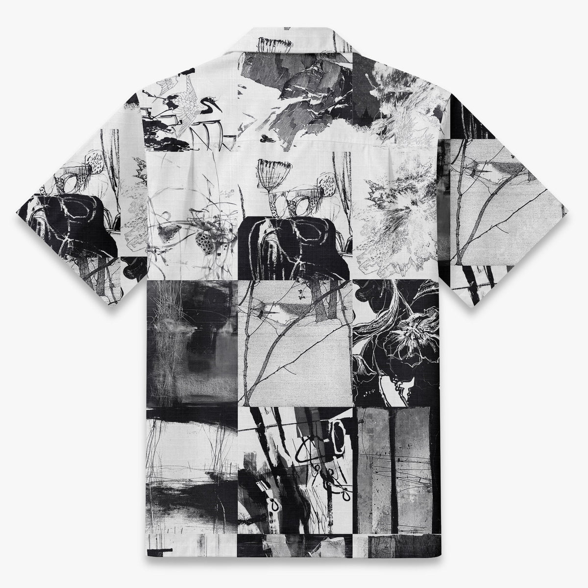 Abstract Ink Canvas Shirt
