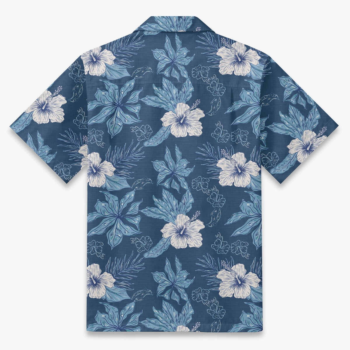 Midnight Hibiscus Camp Shirt