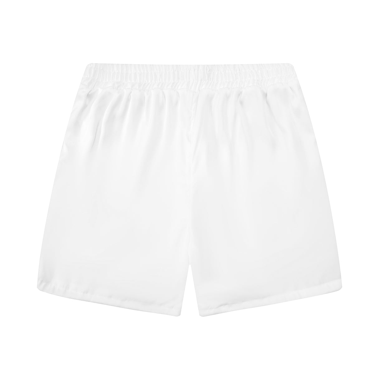Sun Bamboo Combination Print Elastic Waistband Summer Casual Shorts