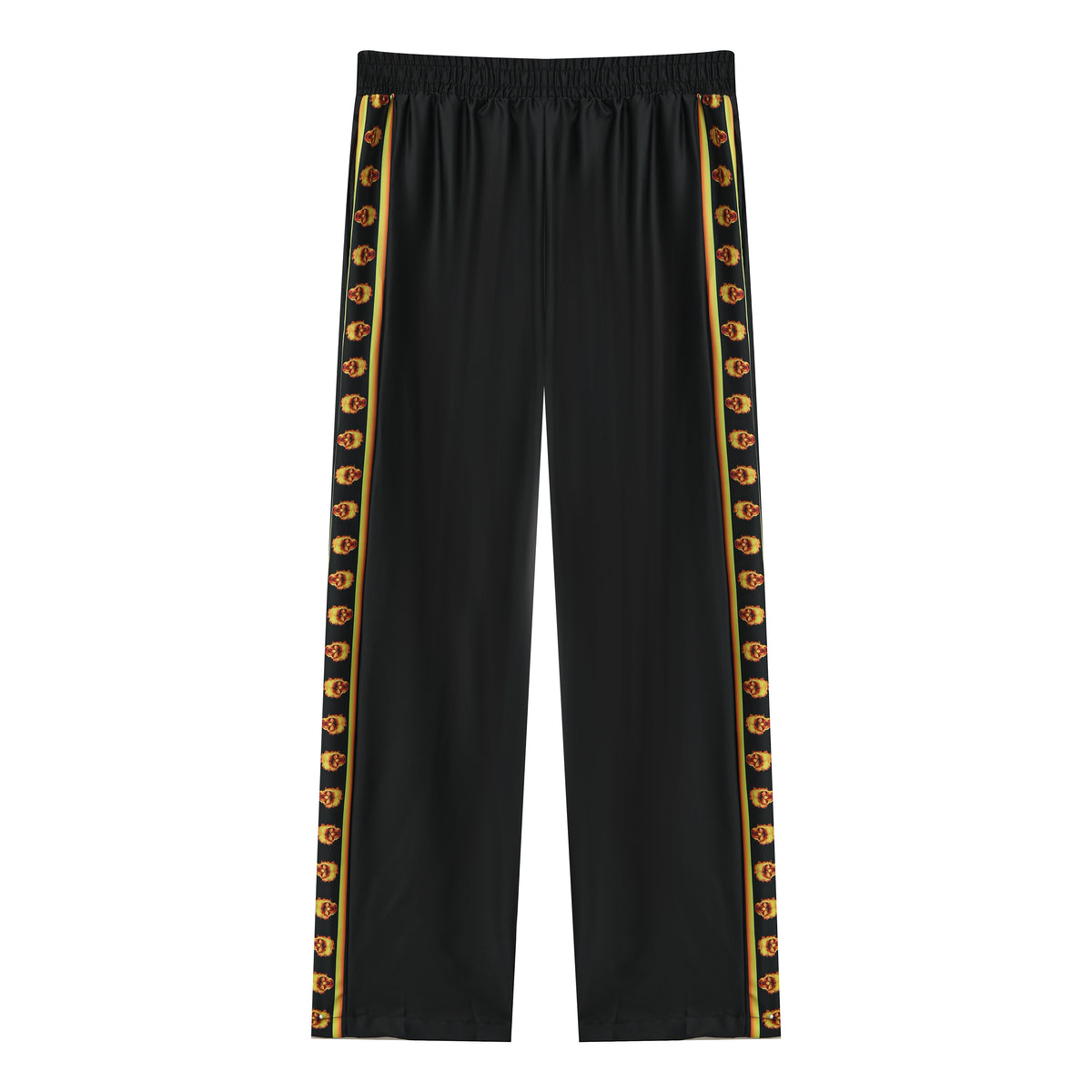 Halloween Ghost Rider Casual Trousers With Elastic Waistband
