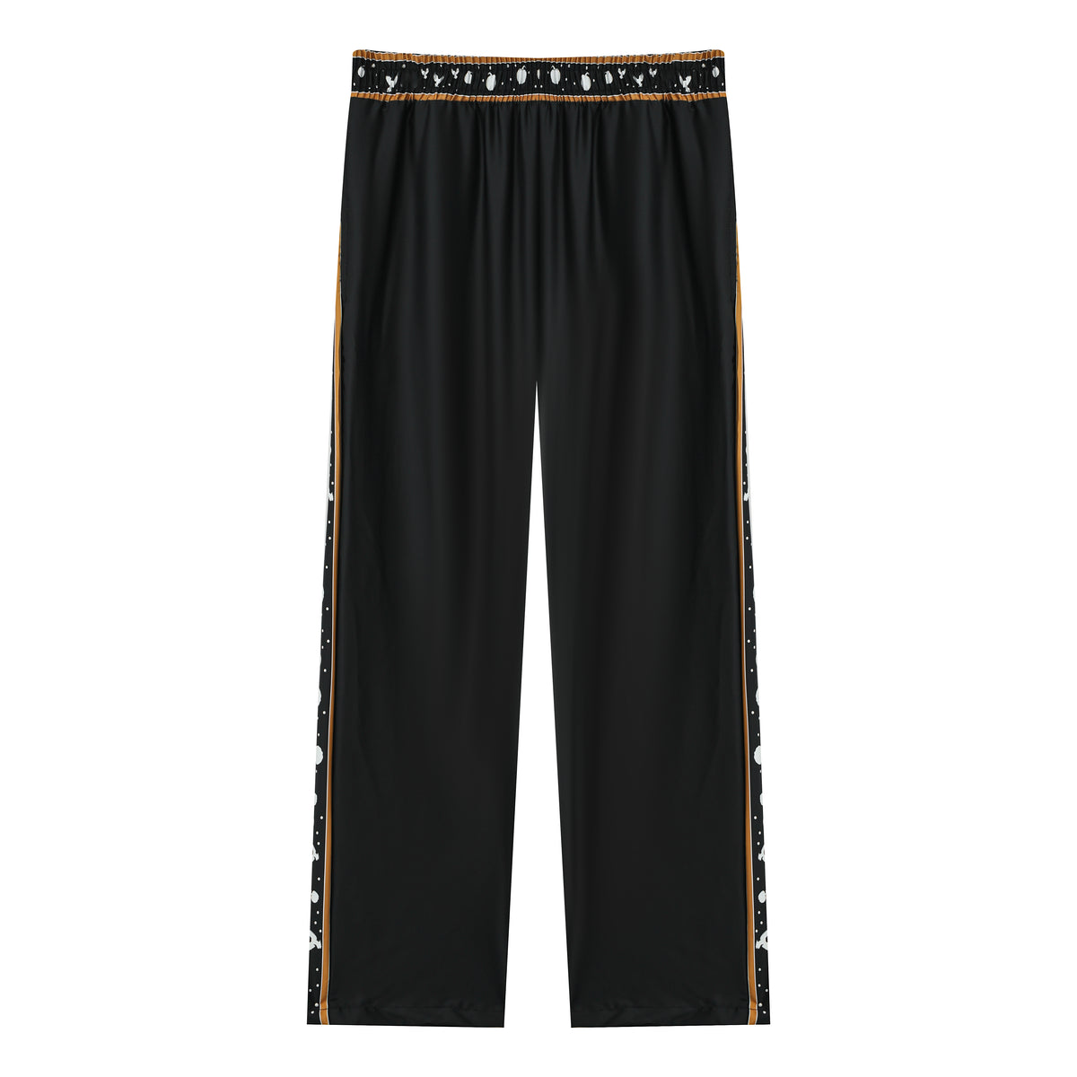 Halloween Bogy Casual Trousers With Elastic Waistband