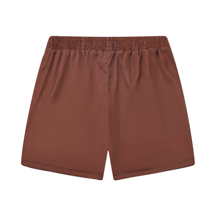 Skull Car Print Elastic Waistband Summer Casual Shorts