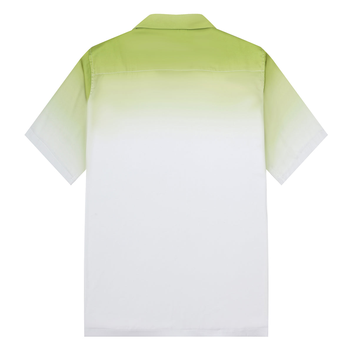 Modified Car Print Camp Collar Short Sleeve Shirt Gradient Color