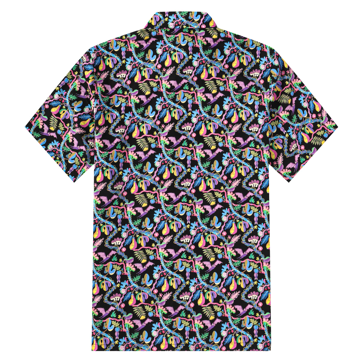 Aloha Style Batman Button Short Sleeve Shirt