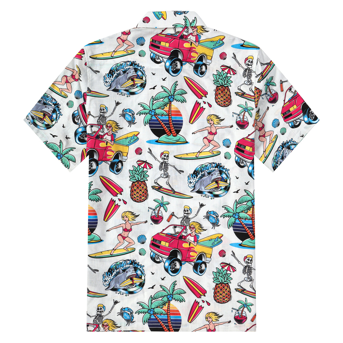 Vacation Wear Print Short Sleeve Shirt