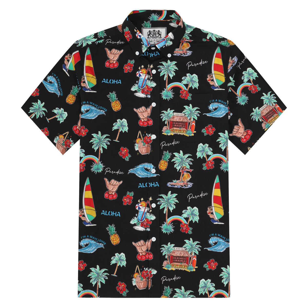 Summer Vibe Button Short Sleeve Shirt