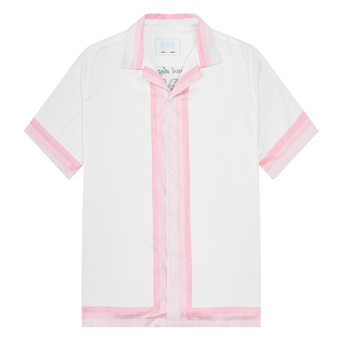 Vacation Wear Palm Tree Pattern Camp Collar Casual Shirt for Men