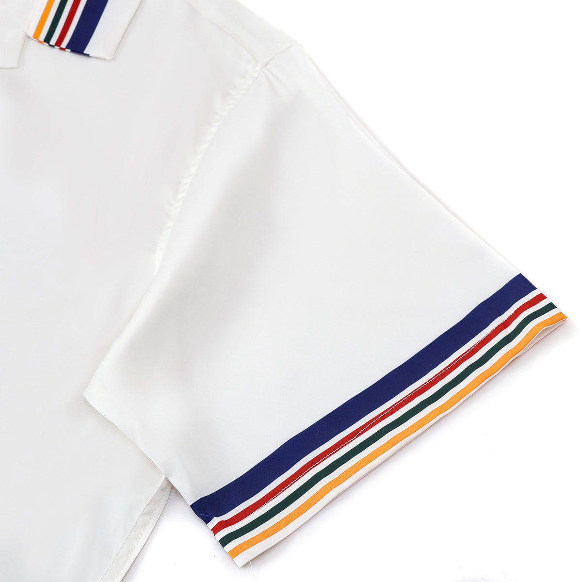 Tropical Style Short Sleeve Sports Shirt for Men