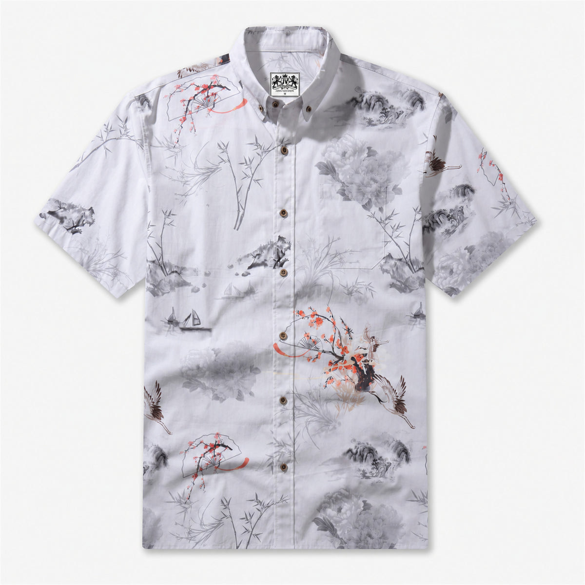Oriental Poetic Landscape Shirt