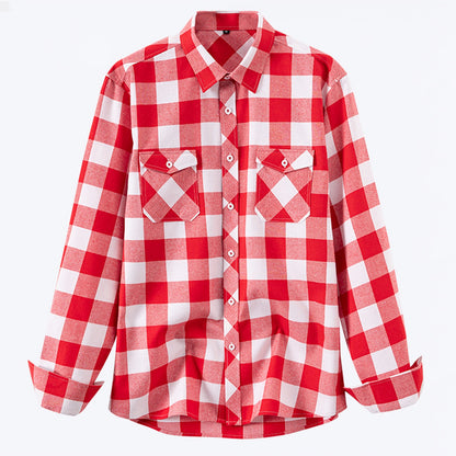 Men's casual long-sleeved button-down shirt, casual jacket, casual shirt