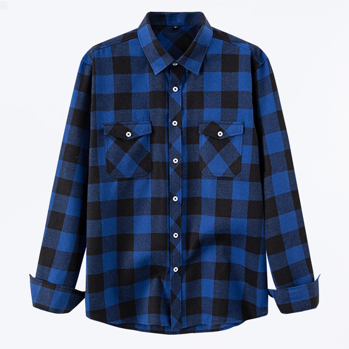 Men's casual long-sleeved button-down shirt, casual jacket, casual shirt
