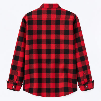 Men's casual long-sleeved button-down shirt, casual jacket, casual shirt