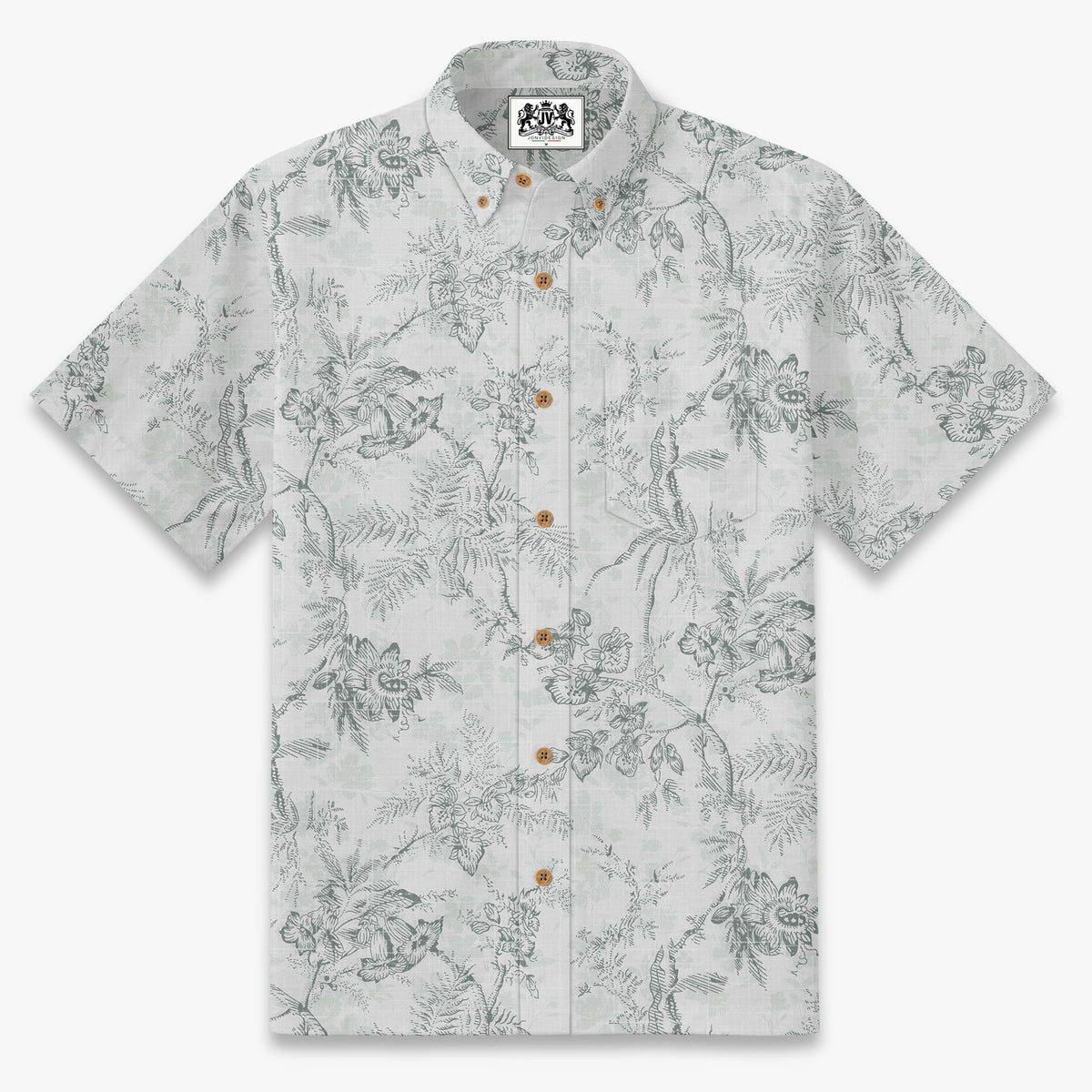 Monochromatic Botanical Toile