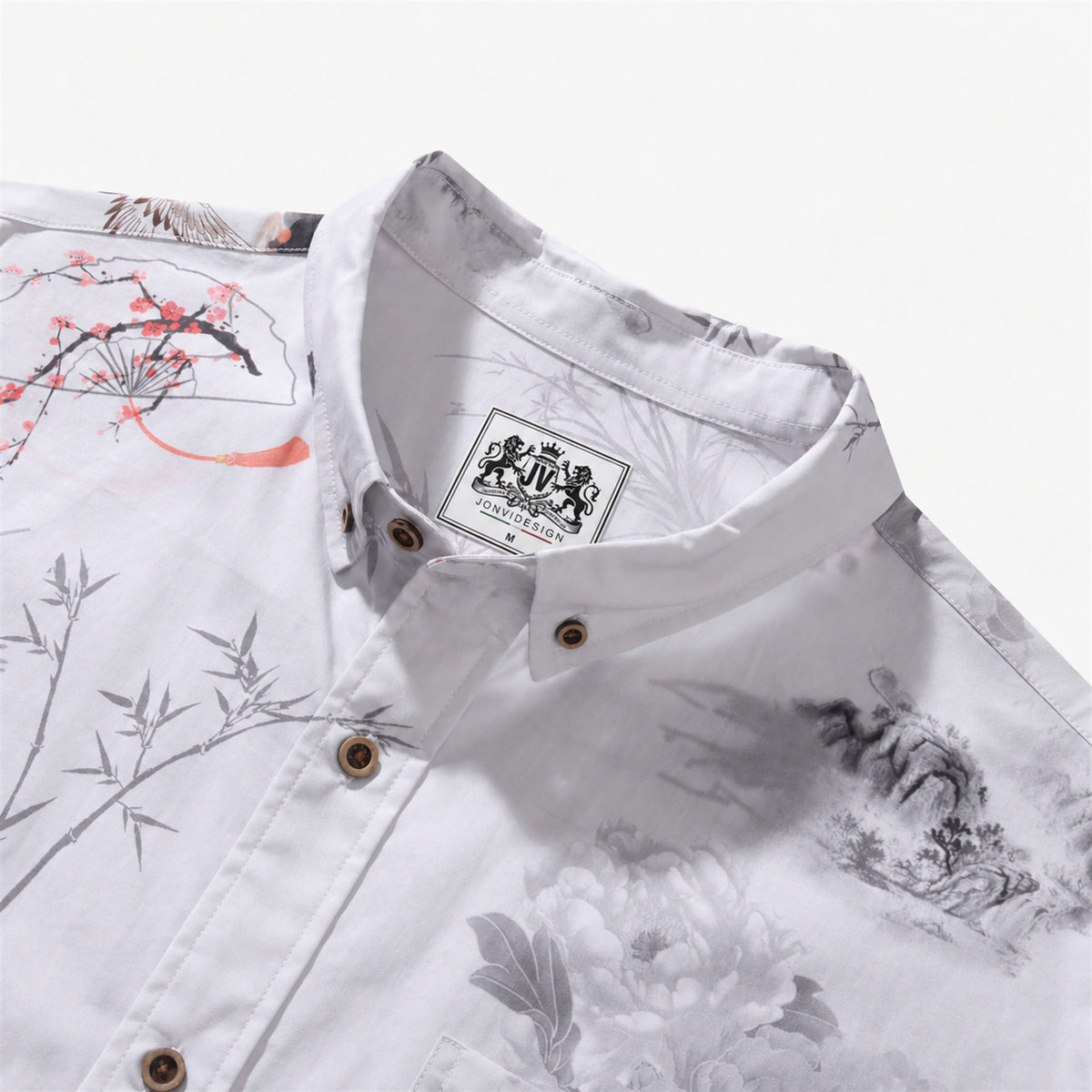 Oriental Poetic Landscape Shirt