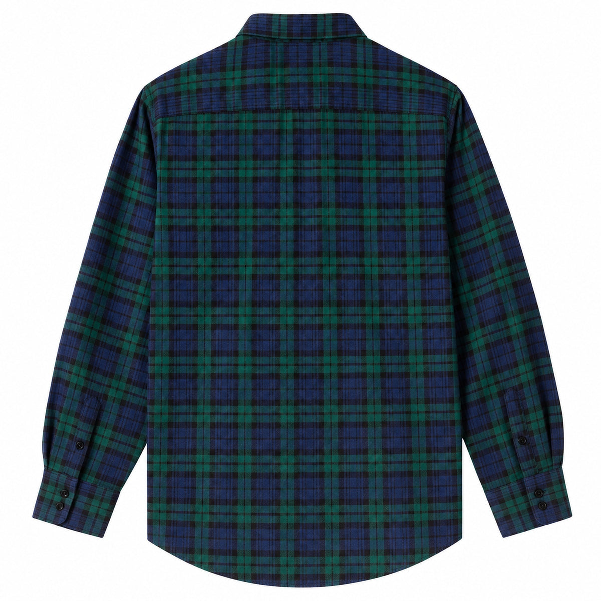 Men's Shirt - Plaid Long-Sleeved Shirt - Classic Ruffled Check Patterned Casual Cotton Men's Clothing Casual Export Shirt