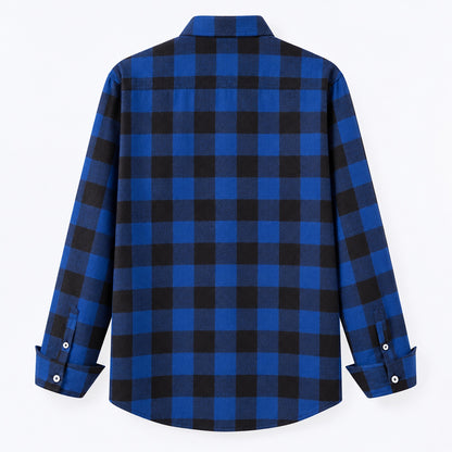 Men's casual long-sleeved button-down shirt, casual jacket, casual shirt