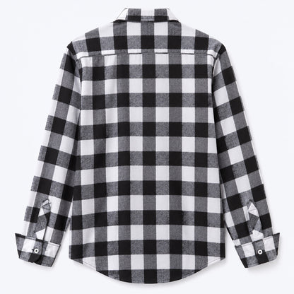 Men's casual long-sleeved button-down shirt, casual jacket, casual shirt
