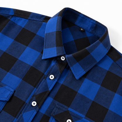 Men's casual long-sleeved button-down shirt, casual jacket, casual shirt