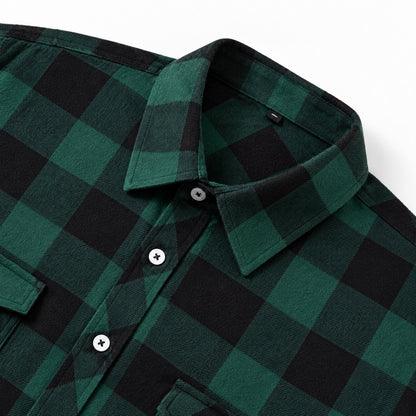 Men's casual long-sleeved button-down shirt, casual jacket, casual shirt