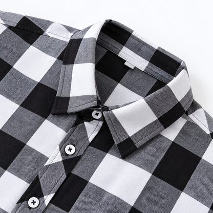 Men's casual long-sleeved button-down shirt, casual jacket, casual shirt