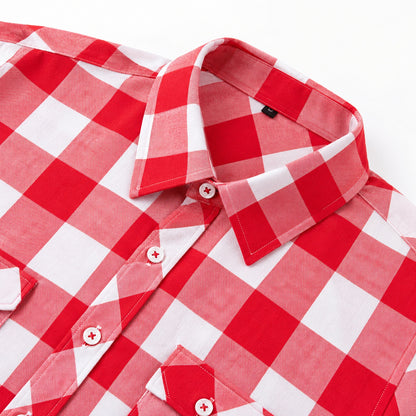 Men's casual long-sleeved button-down shirt, casual jacket, casual shirt