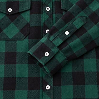 Men's casual long-sleeved button-down shirt, casual jacket, casual shirt