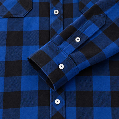 Men's casual long-sleeved button-down shirt, casual jacket, casual shirt