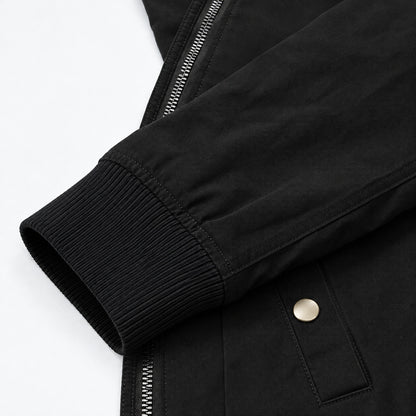 Men’s Black "Air One" Military-Style Jacket
