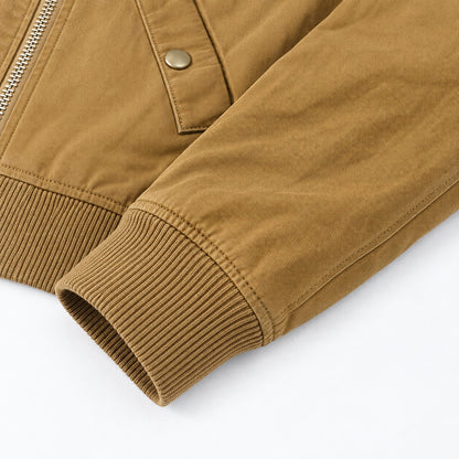 Men’s Khaki "Air One" Military-Style Jacket