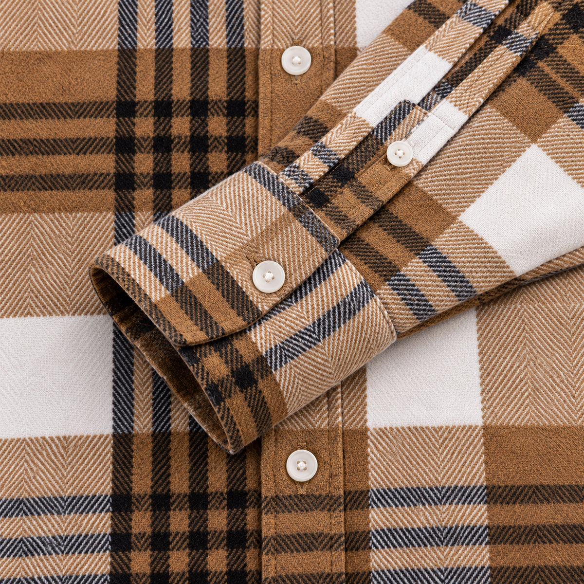 Men's Plus-Size Plaid Shirt, Fleece-Lined, Versatile Casual Fit, Cotton Long Sleeve for Young Men