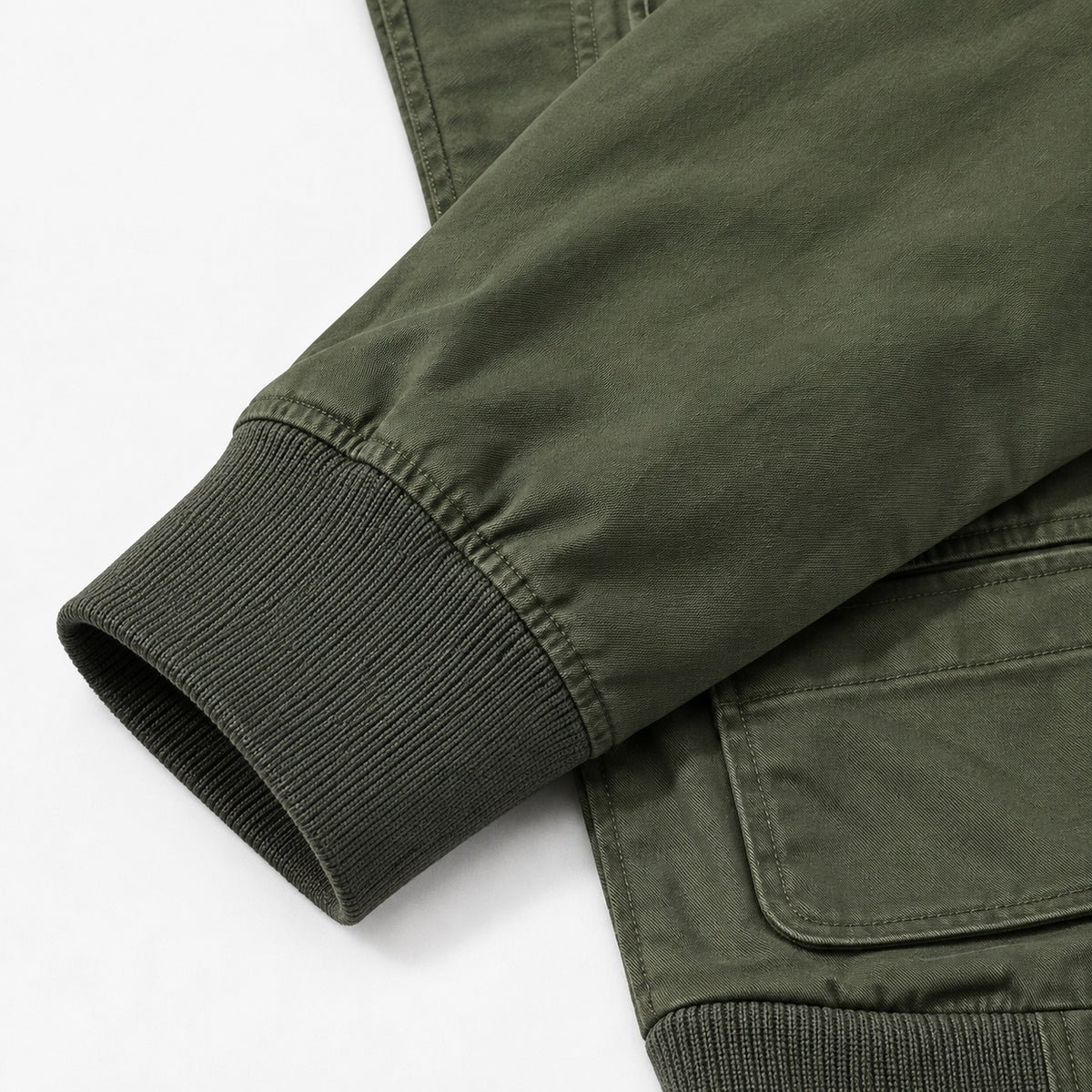 Men's Light Green Casual Plus Size Jacket