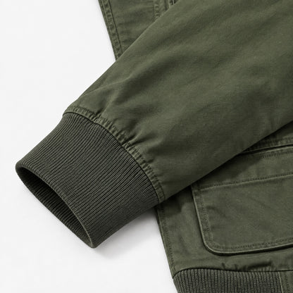 Men's Light Green Casual Plus Size Jacket