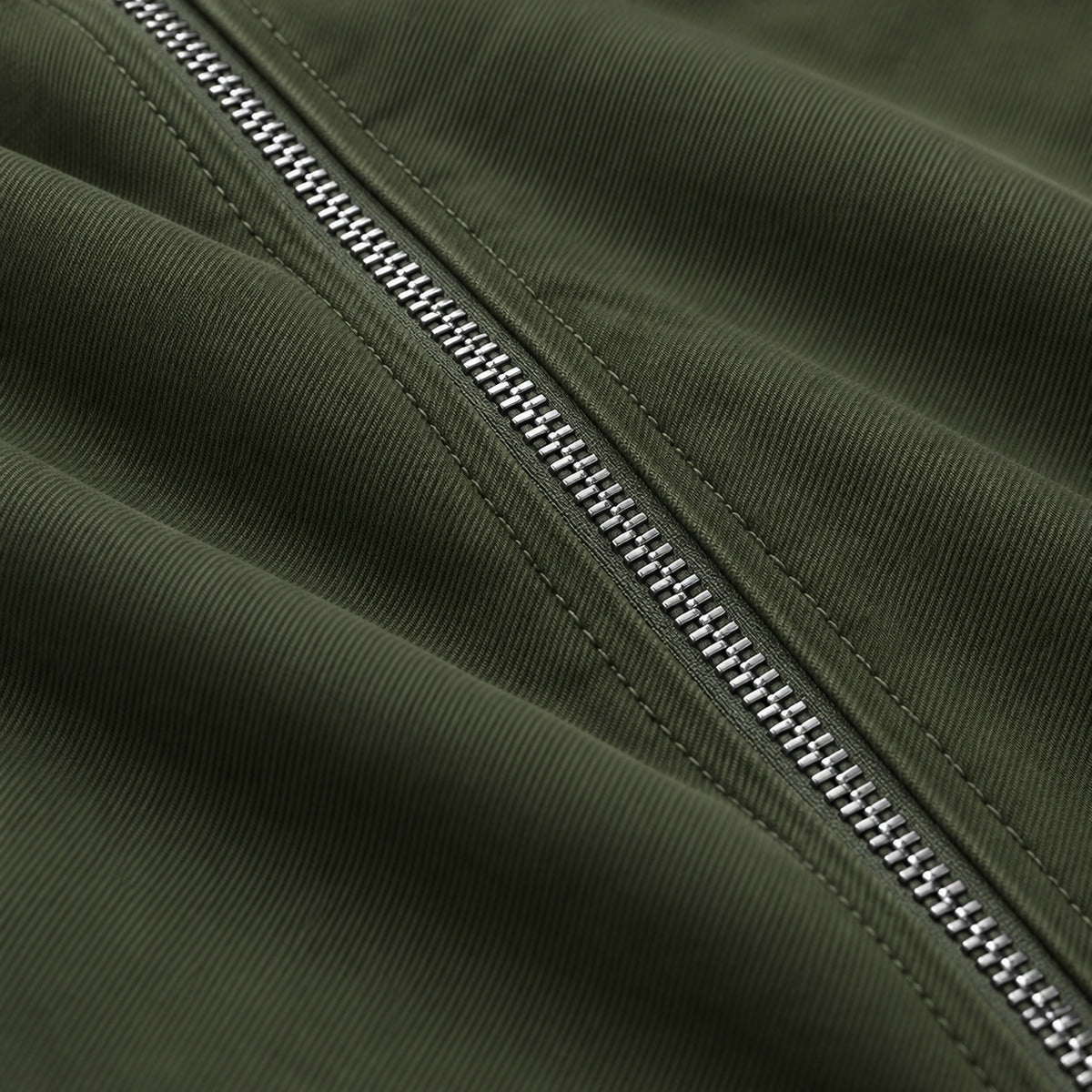 Men’s Dark Green "Air One" Military-Style Jacket