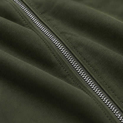 Men’s Dark Green "Air One" Military-Style Jacket