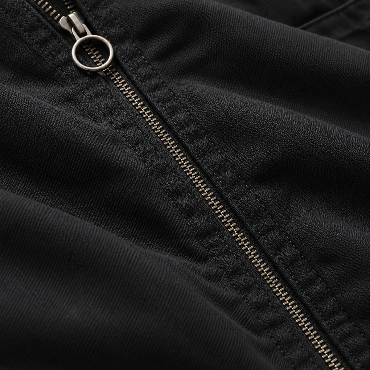 Men's Black Casual Plus Size Jacket