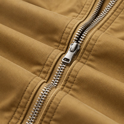 Men’s Khaki "Air One" Military-Style Jacket