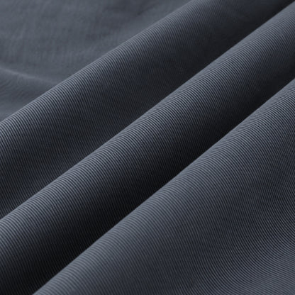 Men's Grey Cotton Long-Sleeved Jacket