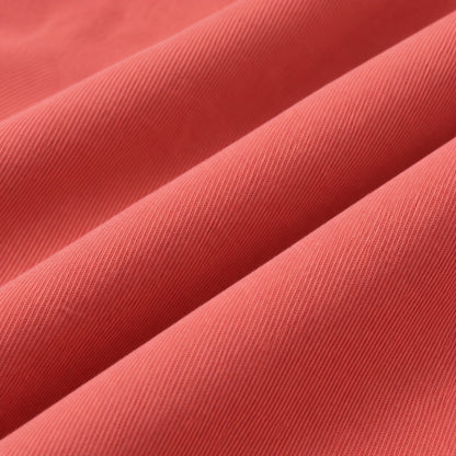Men's Red Cotton Long-Sleeved Jacket