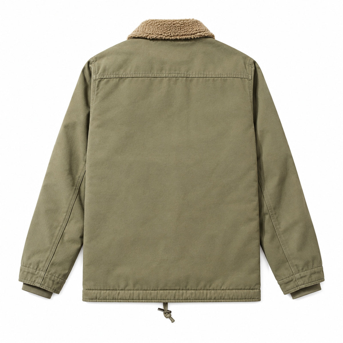 Men's Light Green Cotton Thick Lapel Jacket