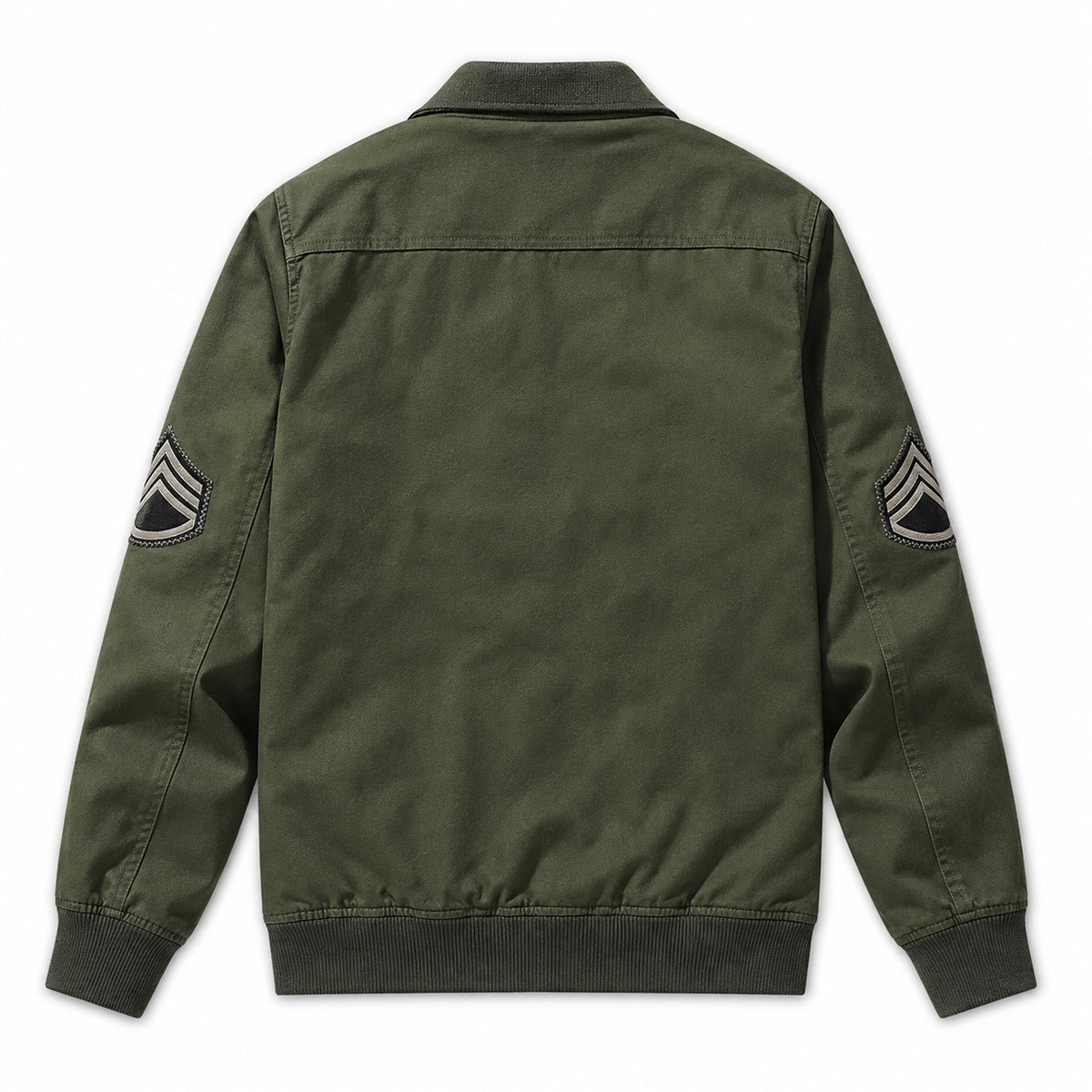 Men's Light Green Casual Plus Size Jacket