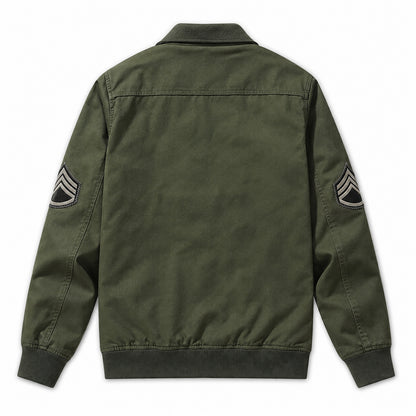 Men's Light Green Casual Plus Size Jacket