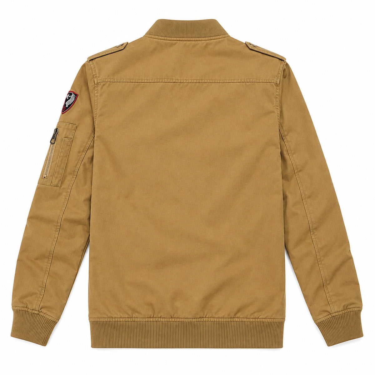 Men’s Khaki "Air One" Military-Style Jacket