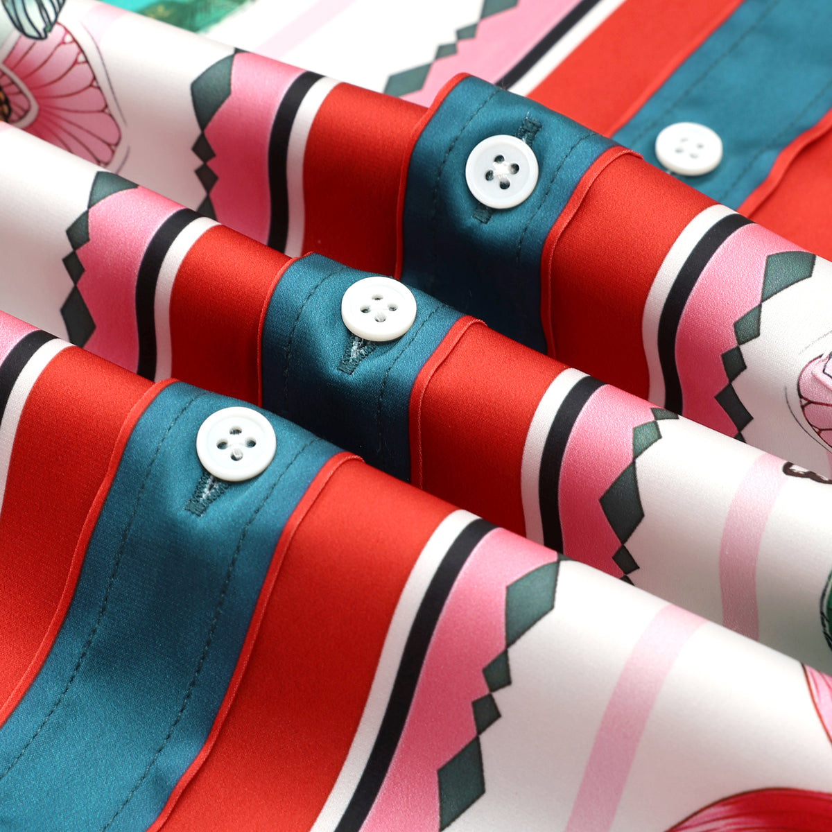 Tropical Style Flamingo Short Sleeve Shirt for Men