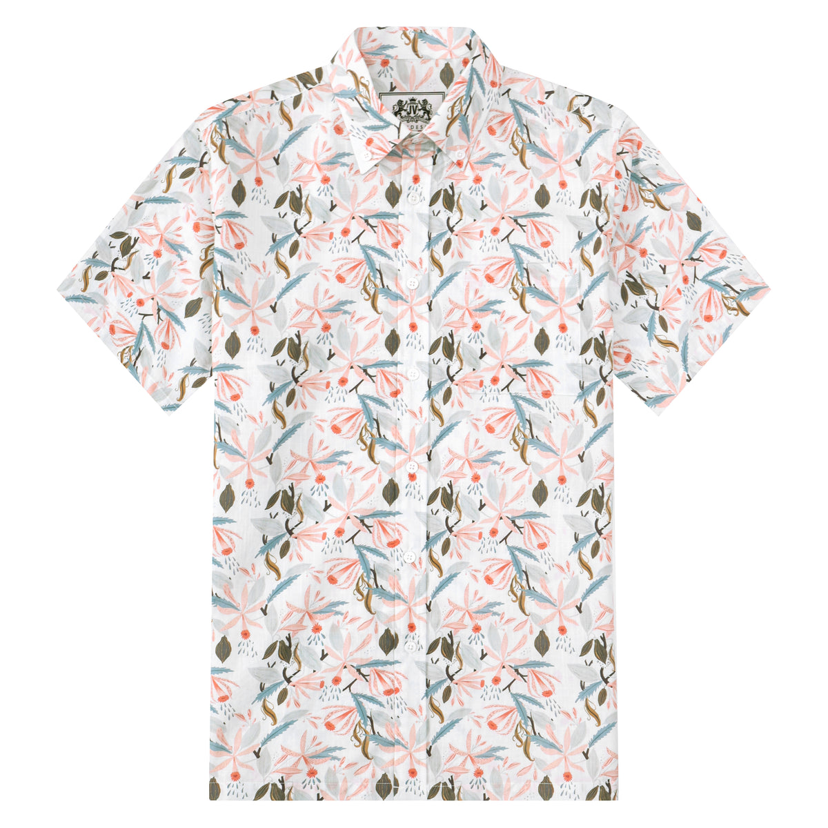 Aloha Style Button Short Sleeve Shirt