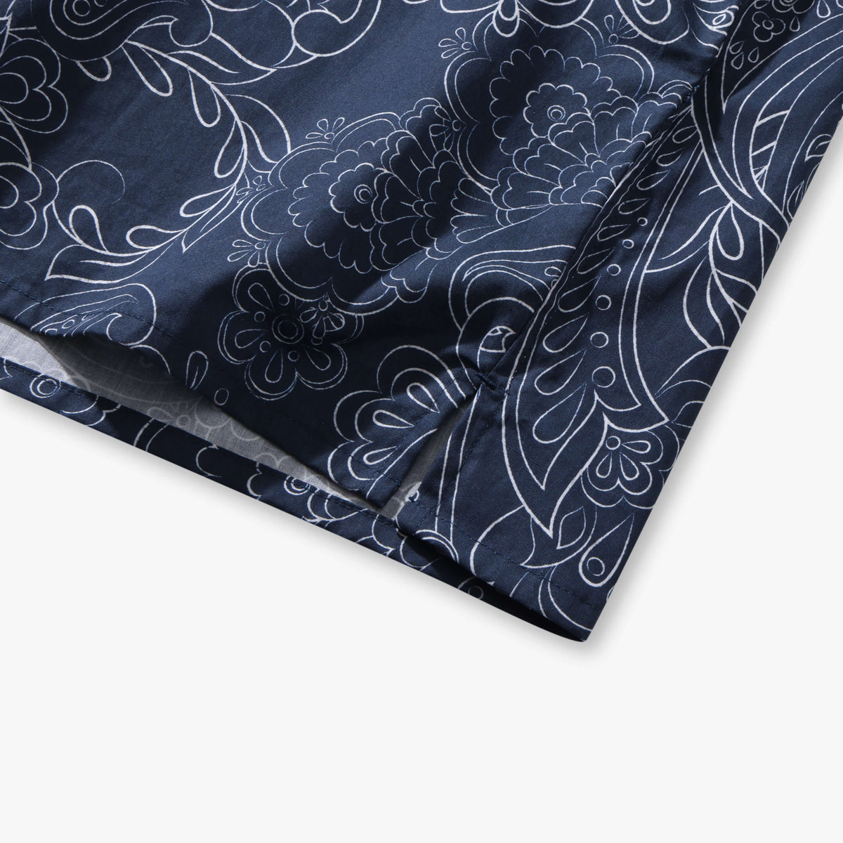 Cocoa Paisley Vintage Short-Sleeve